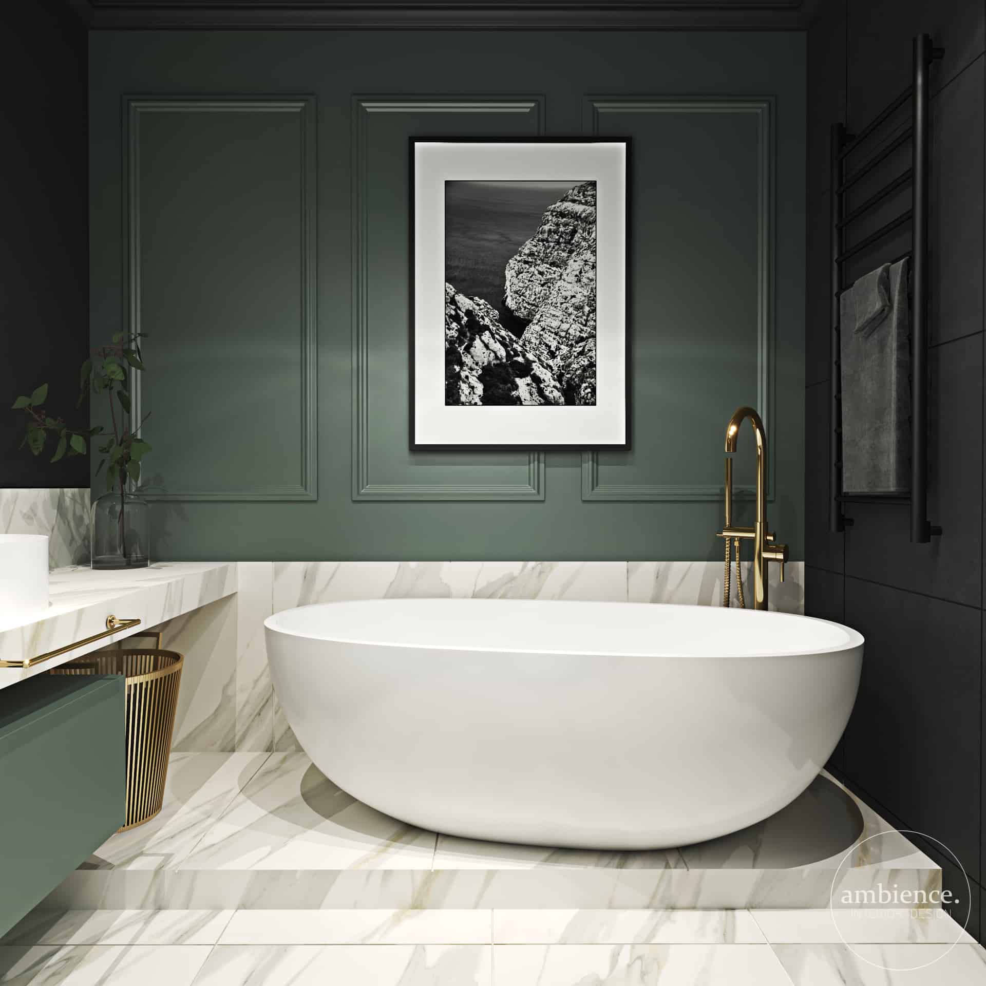 Wnętrza z nutą mid-century-modern