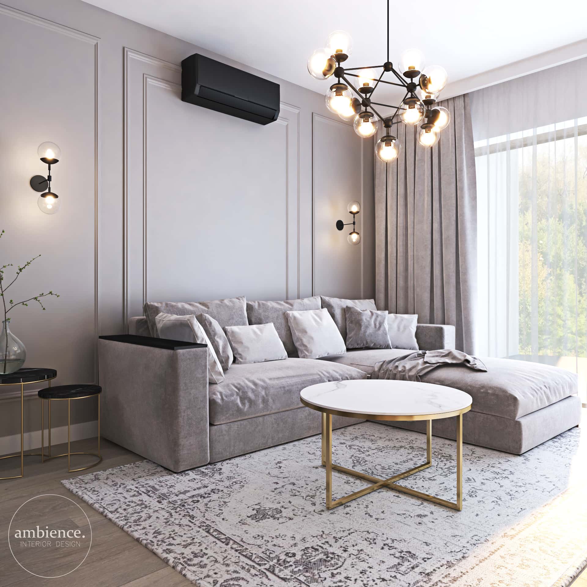 Wnętrza z akcentem burgundu