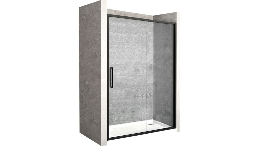 Przykładowe drzwi prysznicowe wnękowe, tutaj Rea Rapid Slid