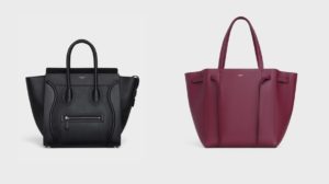 torebki celine czarna i czerwona