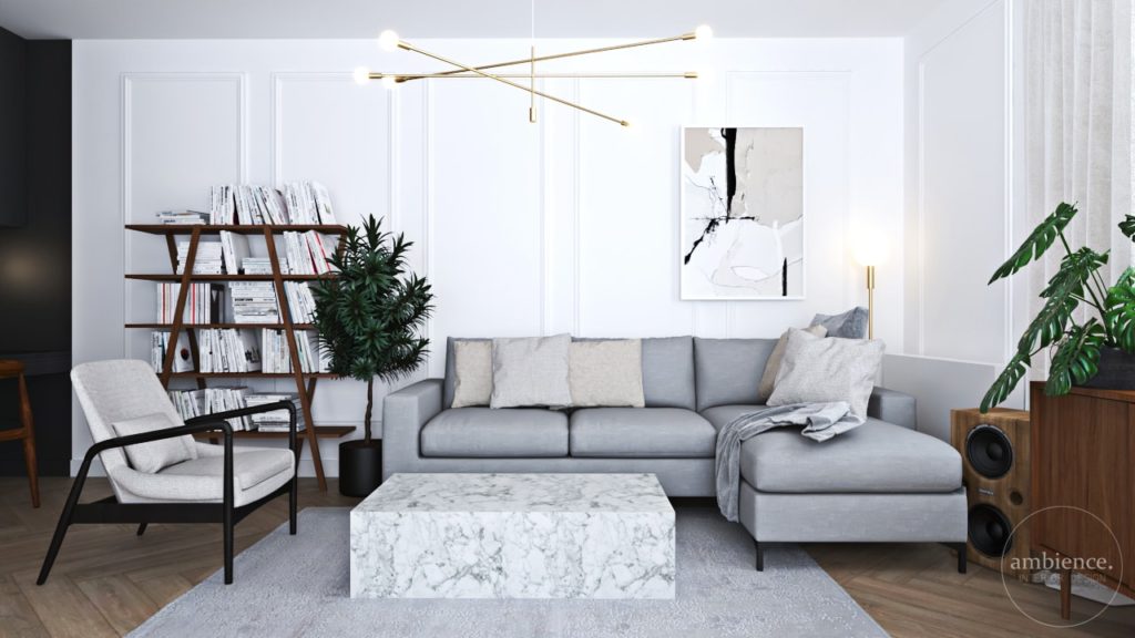 salon retro wnętrze stylowe