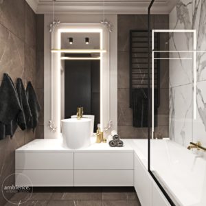 łazienka kawowa modern classic