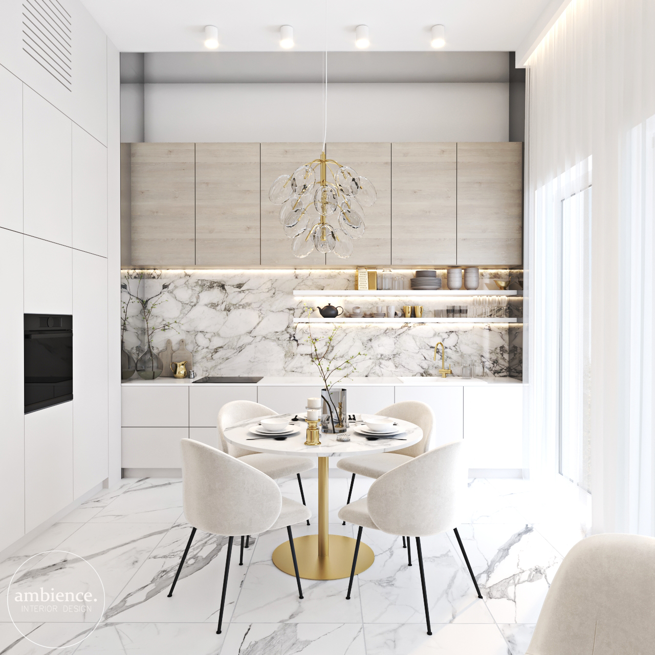 Apartament łączący różne style